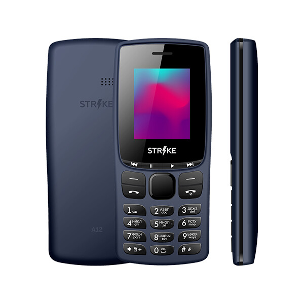 Телефон GSM STRIKE A12 (синий)