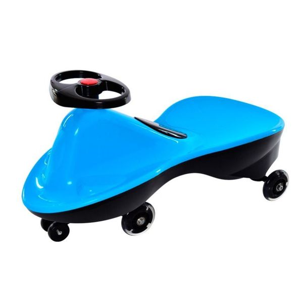 Машинка детская с полиуретановыми колесами БИБИКАР СПОРТ голубой BRADEX