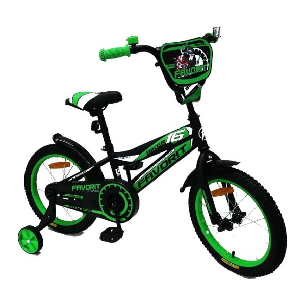 Детский велосипед Favorit Biker 16 (зеленый)