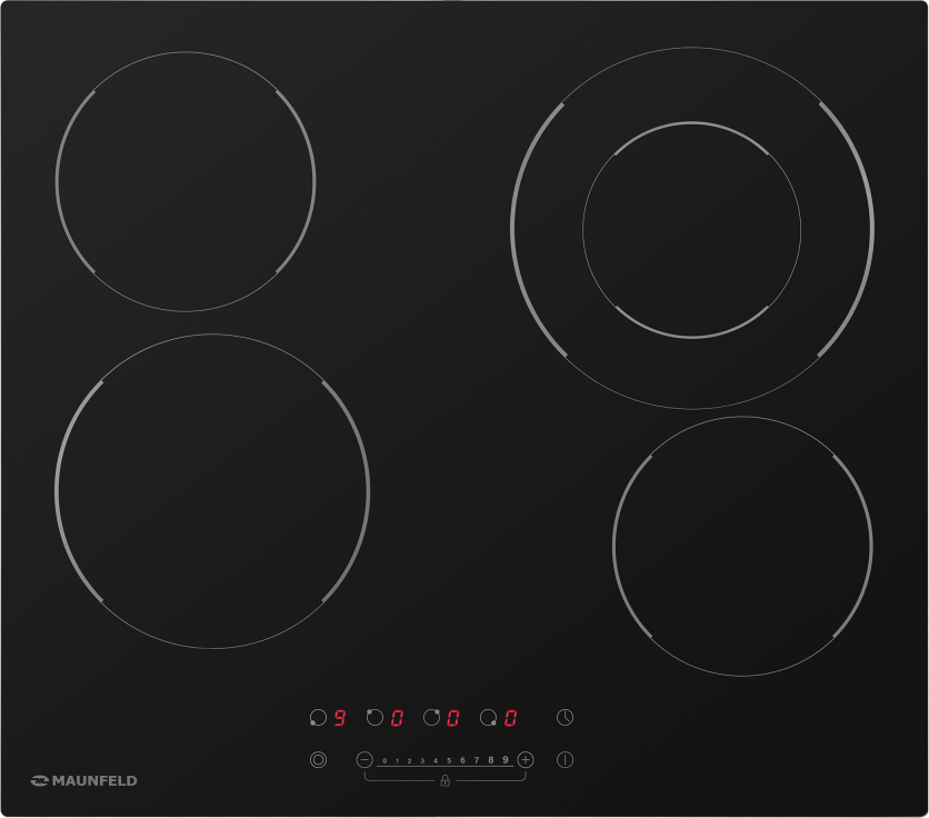 Варочная панель электрическая MAUNFELD EVCE.594F.D-BK