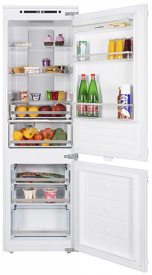 Двухкамерный холодильник MAUNFELD MBF177NFWH