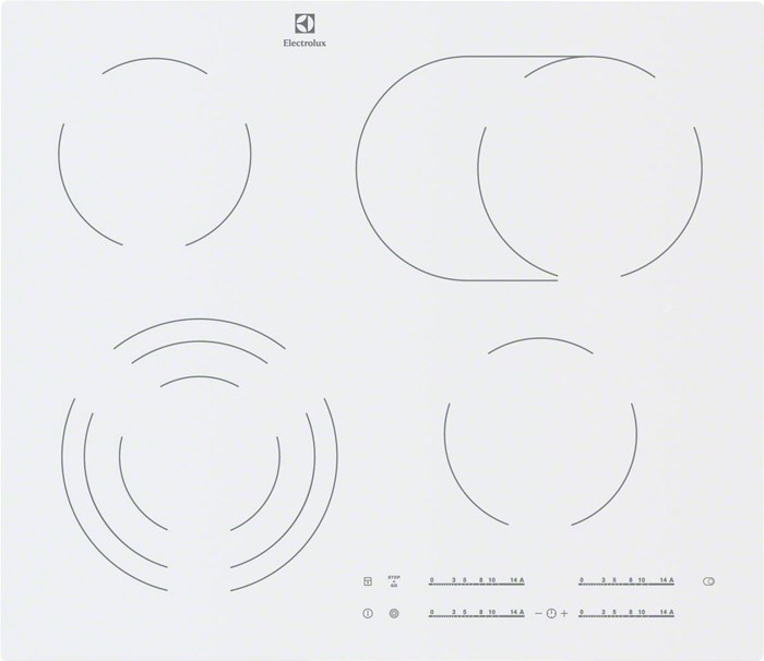 Варочная панель электрическая ELECTROLUX EHF96547SW