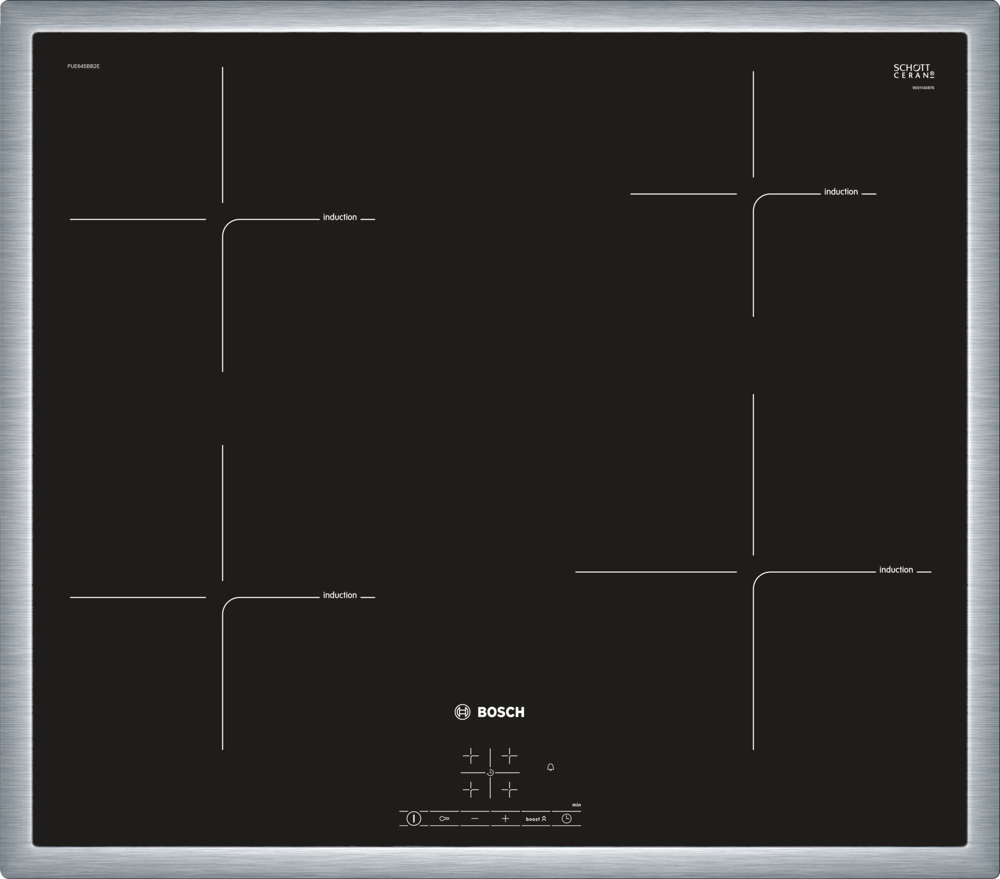 Варочная панель электрическая BOSCH PUE645BB1E