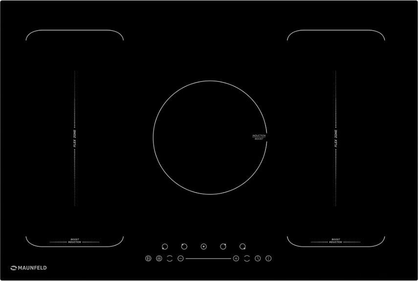 Варочная панель электрическая MAUNFELD EVI.775-FL2-BK