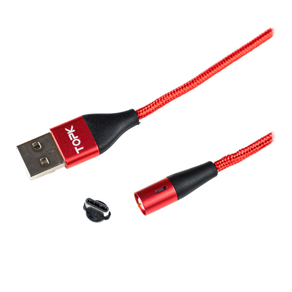 Кабель магнитный Topk USB - Type-C (Красный)