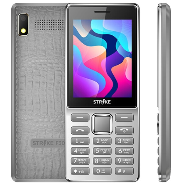 Телефон GSM STRIKE F30 (серый)