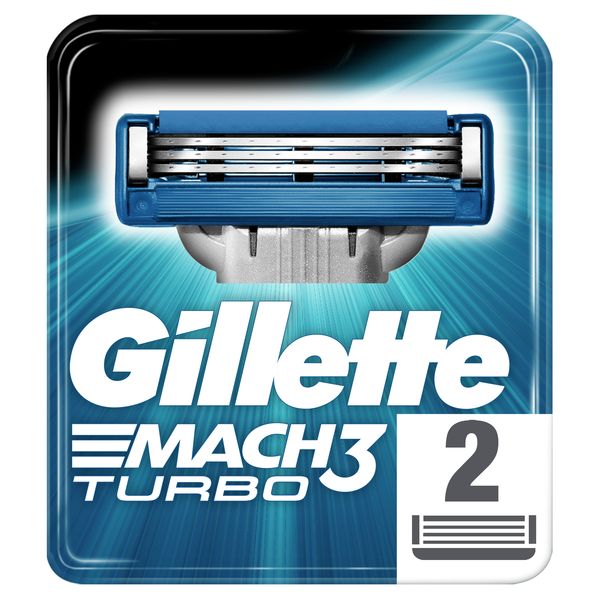 Сменные кассеты GILLETTE Mach3 Turbo 2шт (3014260275143)