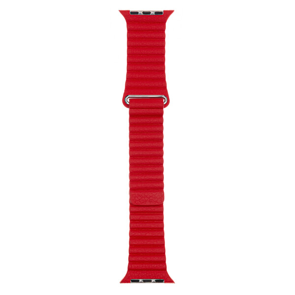 Ремешок Evolution Leather Loop AW40-LL01 для Apple Watch 38/40 мм (imperial red)