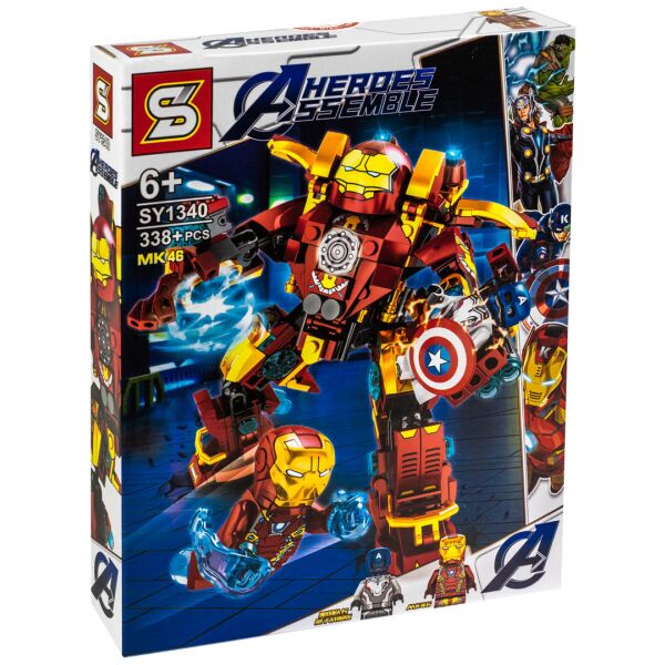 Конструктор Lepin SY 1340 Костюм Железного Человека MK-46