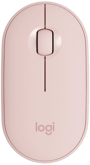 Мышь беспроводная LOGITECH M350 Pebble (розовый)