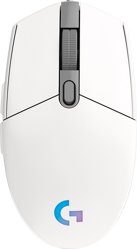 Игровая мышь LOGITECH G102 Lightsync (белый)