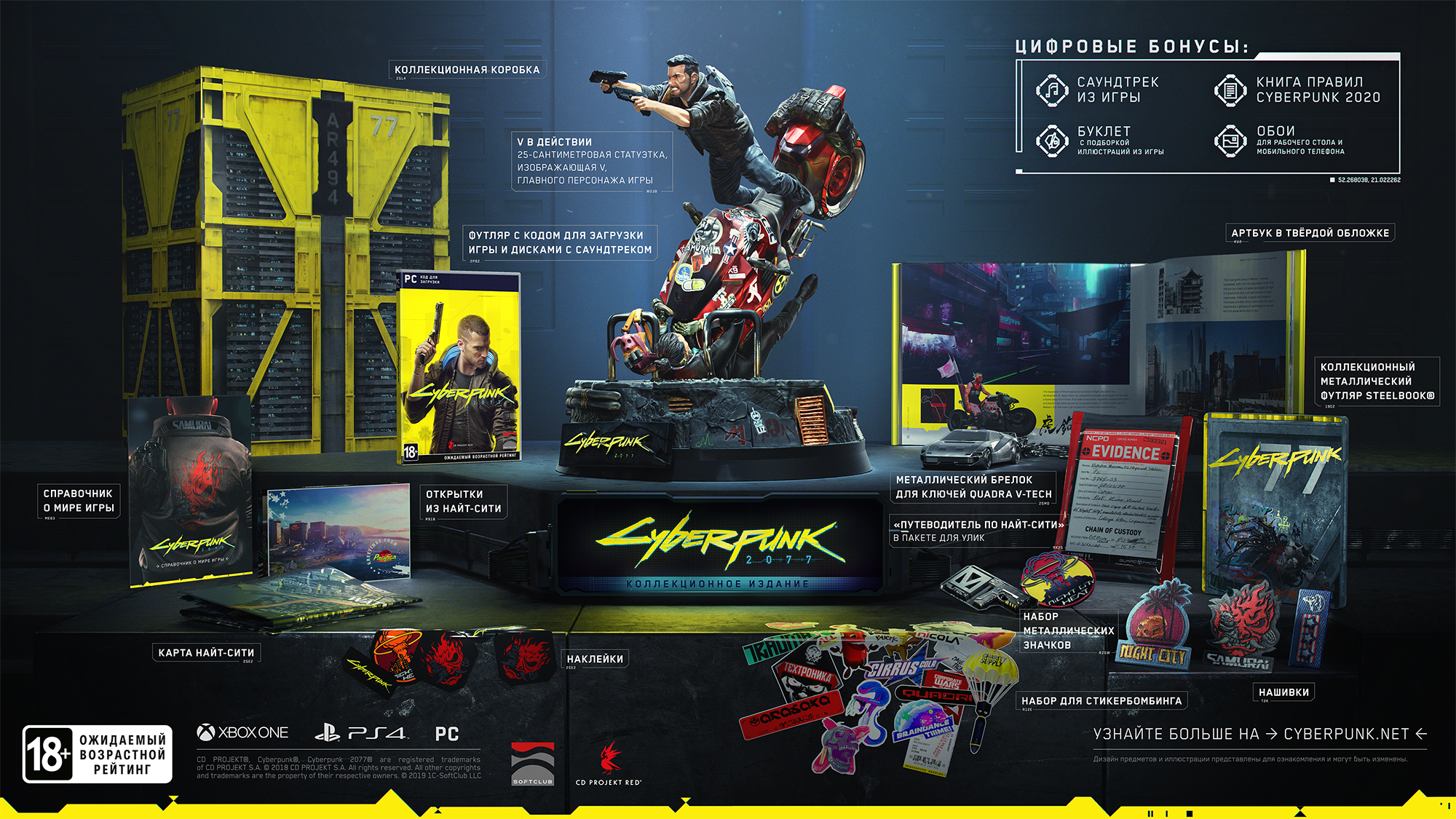 Игра CDP Cyberpunk 2077. Collectors Edition