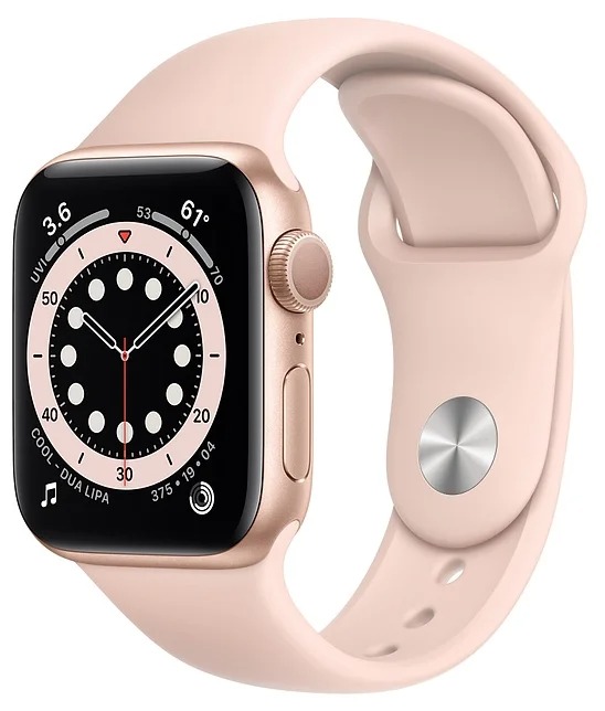 Умные часы APPLE Watch SE 40 мм (алюминий золотистый/розовый песок)
