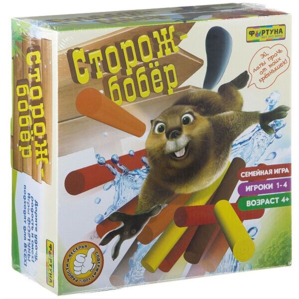 Настольная игра Bondibon Сторож-бобёр Ф79791