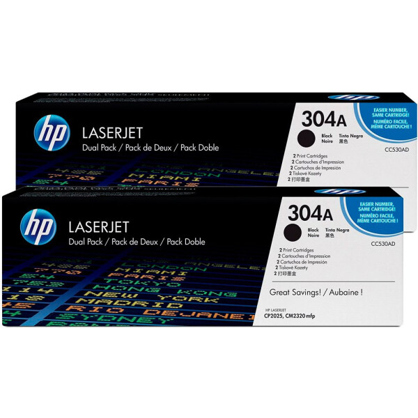 Катридж HP 304A (CC530AD) 2 шт