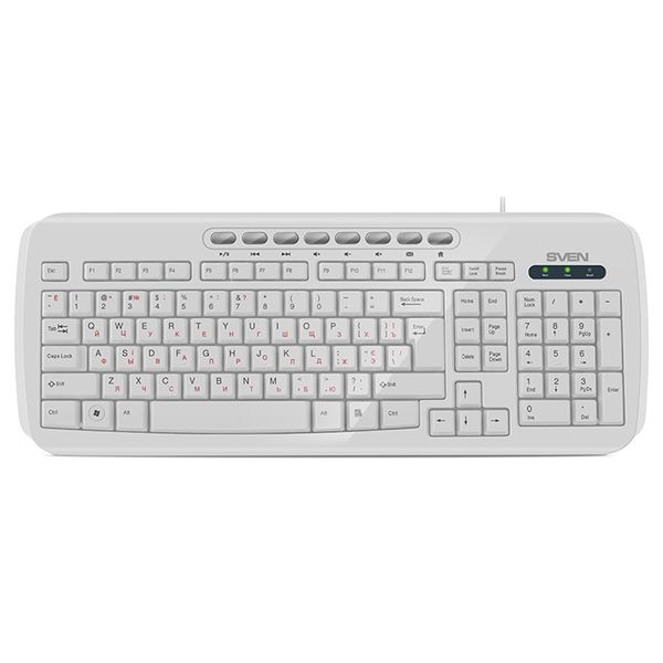 Клавиатура SVEN KB-C3050 White