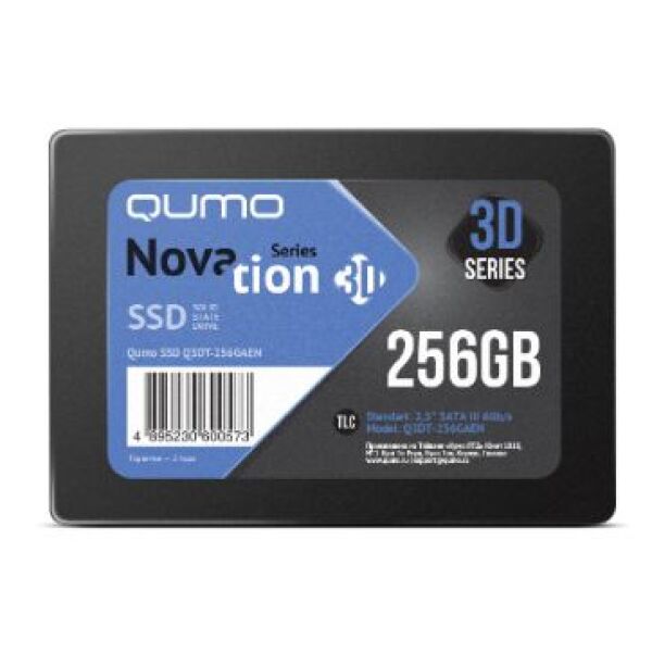 SSD-накопитель QUMO Novation 3D TLC 256GB Q3DT-256GAEN