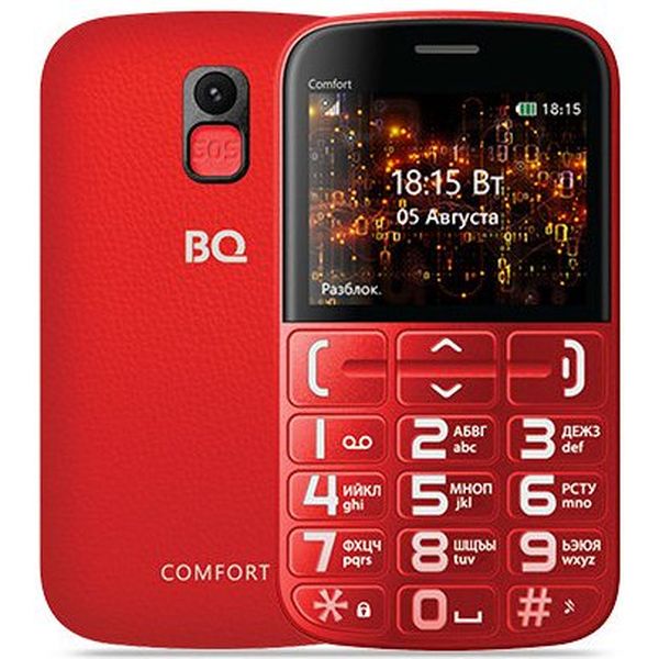 Мобильный телефон BQ-Mobile BQ-2441 Comfort (красный)