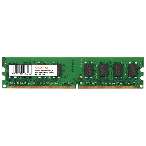 Оперативная память QUMO 2GB DDR2 QUM2U-2G800T6