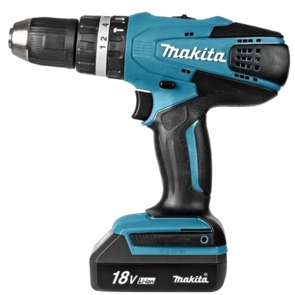 Ударная дрель-шуруповерт MAKITA HP457DWE