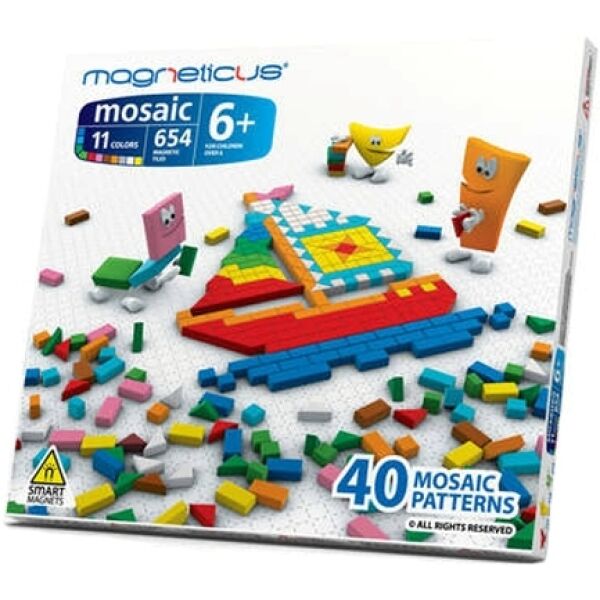 Мозаика MAGNETICUS 654 элемента/11 цветов/40 этюдов MM-0650
