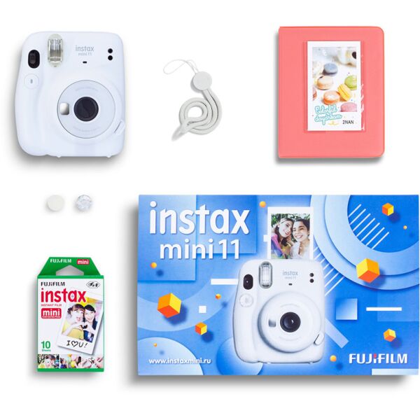 Фотоаппарат FUJIFILM Instax Mini 11 (белый) Geometric Set