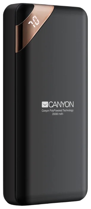 Внешний аккумулятор (power bank) CANYON CNE-CPBP20B