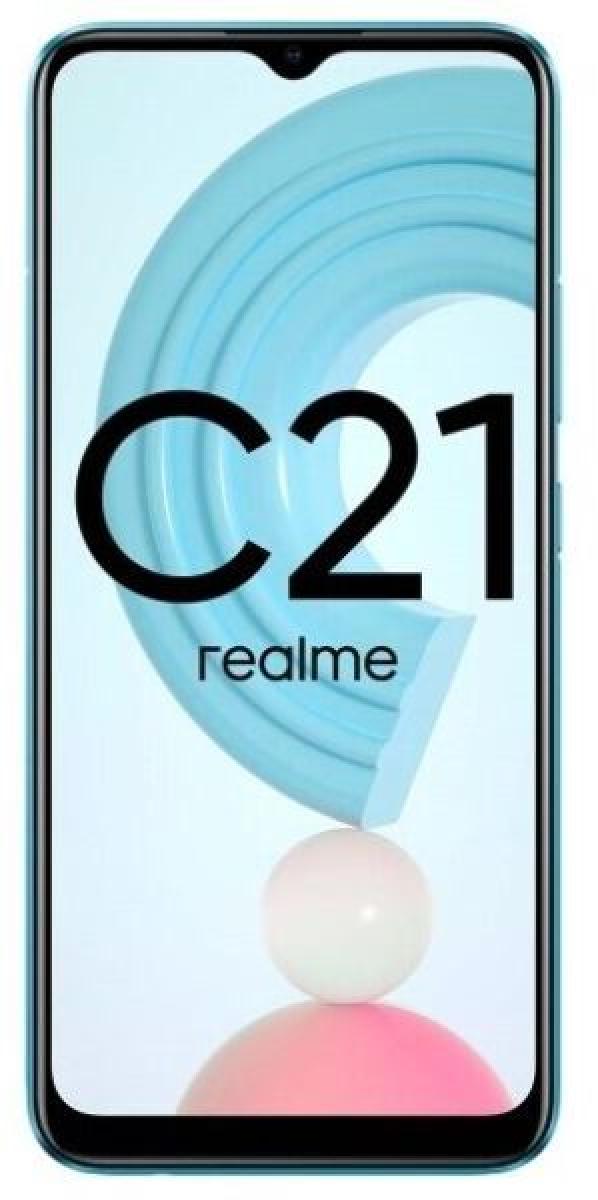 Мобильный телефон REALME C21 RMX3201 4GB/64GB (голубой)