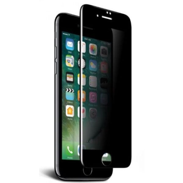 Защитное стекло CASE Full Glue Privacy (Антишпион) для Apple iPhone 7 / 8 (черный)