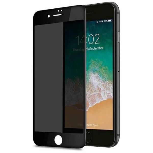 Защитное стекло CASE Full Glue Privacy (Антишпион) для Apple iPhone 7 plus / 8 plus (черный)
