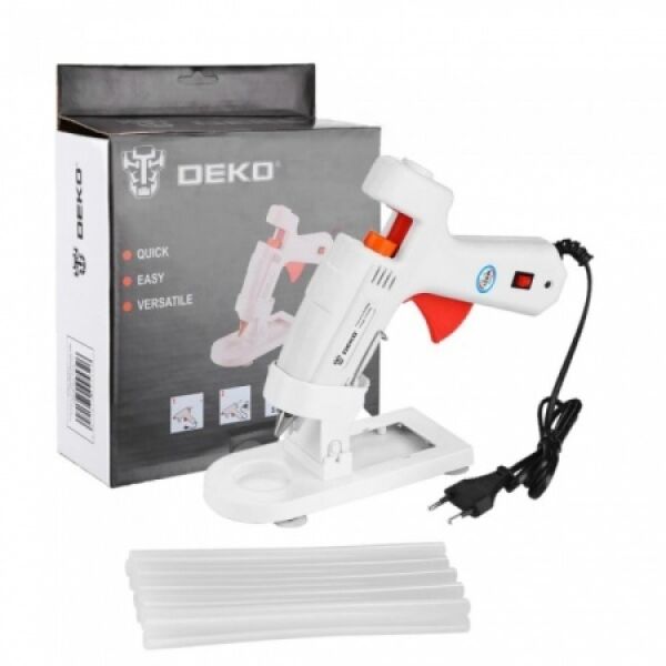 Термоклеевой пистолет Deko DKGG100 Set 4 (063-4971)