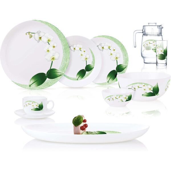Столовый сервиз LUMINARC White Orchid 10P7270