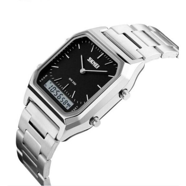 Наручные часы Skmei 1220 (черный/серебристый)