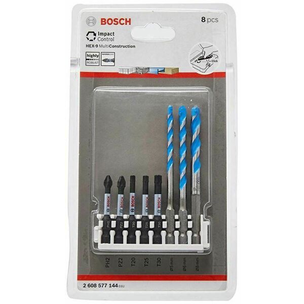 Набор бит Bosch 2608577144 (8 предметов)