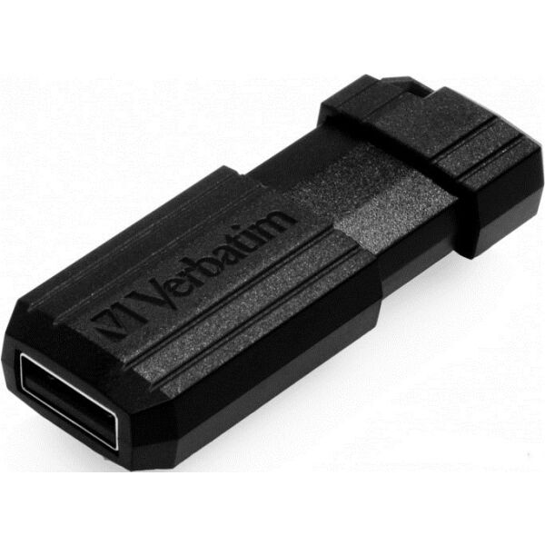 USB Flash Verbatim PinStripe 64GB (черный)