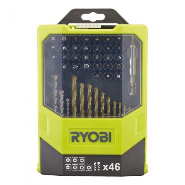 Набор бит и сверл Ryobi RAK46MiX (5132002686) 46 предметов