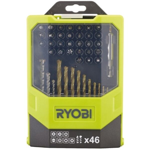 Набор сверл и бит RYOBI RAK46MiXC (5132002698) 46 предметов