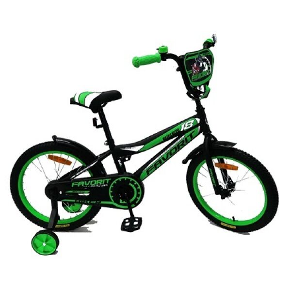 Детский велосипед Favorit Biker 18 (зеленый)