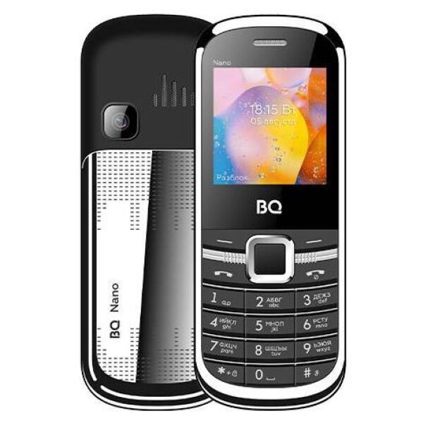 Мобильный телефон BQ-Mobile BQ-1415 Nano (черный/серебристый)
