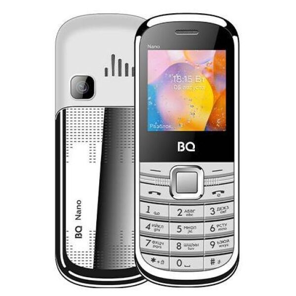 Мобильный телефон BQ-Mobile BQ-1415 Nano (белый/серебристый)