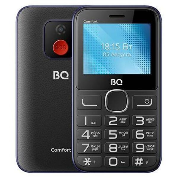 Мобильный телефон BQ-Mobile BQ-2301 Comfort (черный/синий)