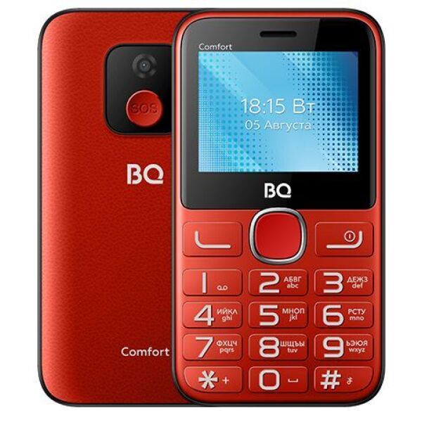 Мобильный телефон BQ-Mobile BQ-2301 Comfort (красный/черный)
