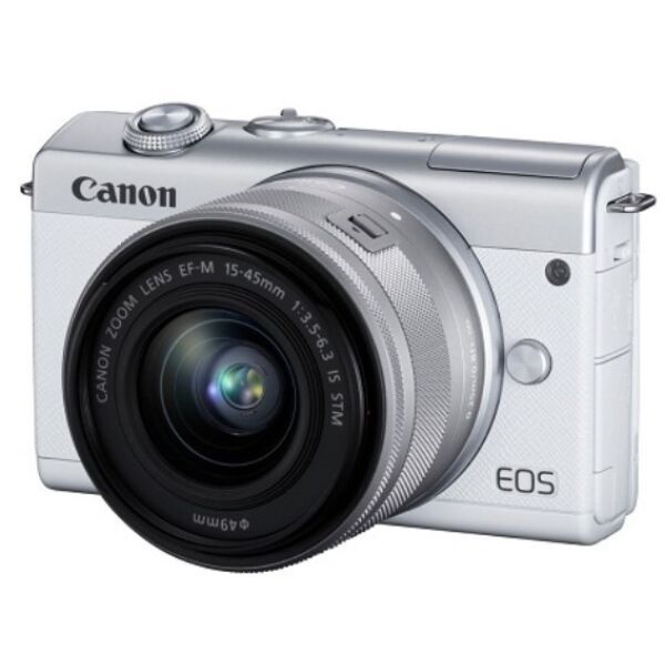 Беззеркальный фотоаппарат Canon EOS M200 Kit 15-45mm (белый)