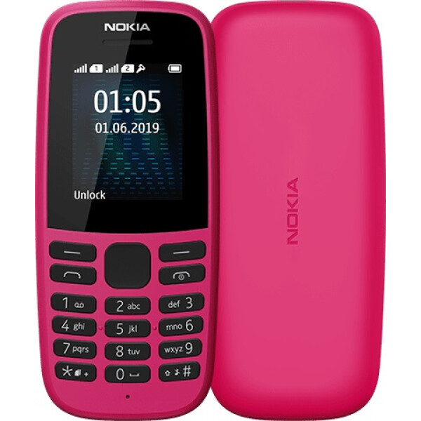 Телефон Nokia 105 розовый (TA-1174)