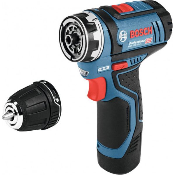 Дрель-шуруповерт Bosch GSR 12V-15 FC Professional (06019F6001) (С 2-мя АКБ