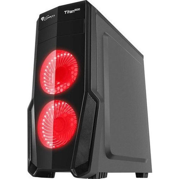 Корпус для компьютера GENESIS Titan 800 Red Midi NPC-1128