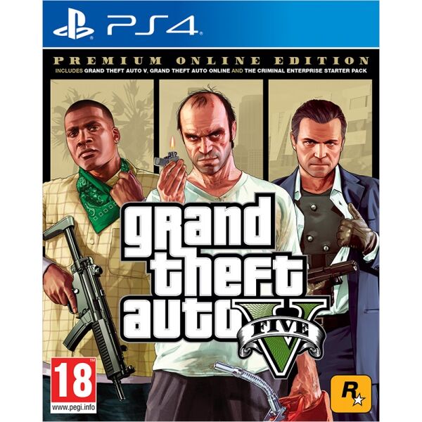 Игра Grand Theft Auto V. Premium Edition [PS4