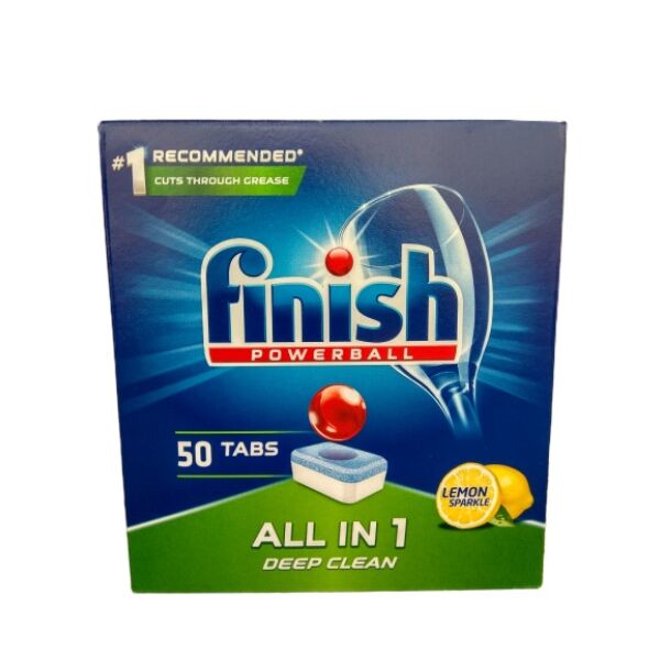 Таблетки Finish All in 1 Powerball Lemon 50 шт