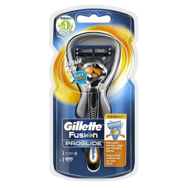 Бритва GILLETTE Fusion ProGlide Flexball с 1 сменной кассетой (7702018388707)