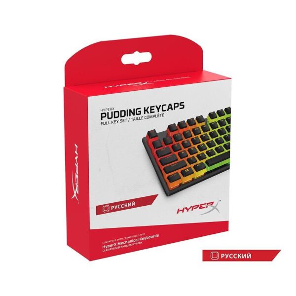Клавишные колпачки HyperX HKCPXA-BK-RU/G Pudding Keycaps
